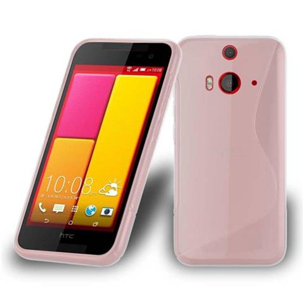 Cadorabo Schutzhülle für HTC BUTTERFLY 2 Hülle in Transparent Handyhülle Case TPU Silikon Etui