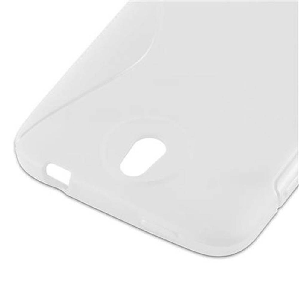 Cadorabo Schutzhülle für HTC Desire 501 Hülle in Transparent Handyhülle Case TPU Silikon Etui