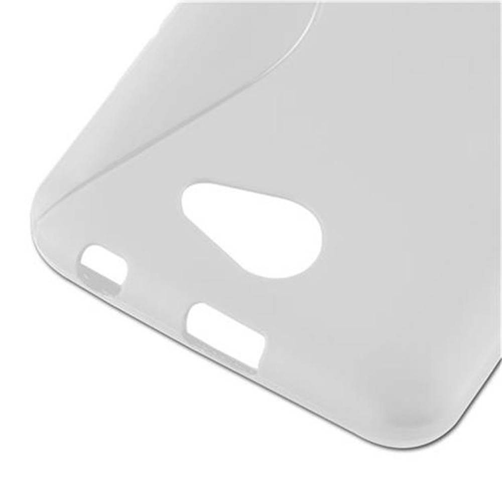 Cadorabo Schutzhülle für HTC Desire 316 / 516 Hülle in Transparent Handyhülle Case TPU Silikon Etui