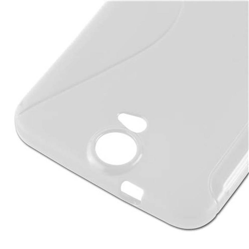 Cadorabo Schutzhülle für HTC ONE E9 PLUS Hülle in Transparent Handyhülle Case TPU Silikon Etui