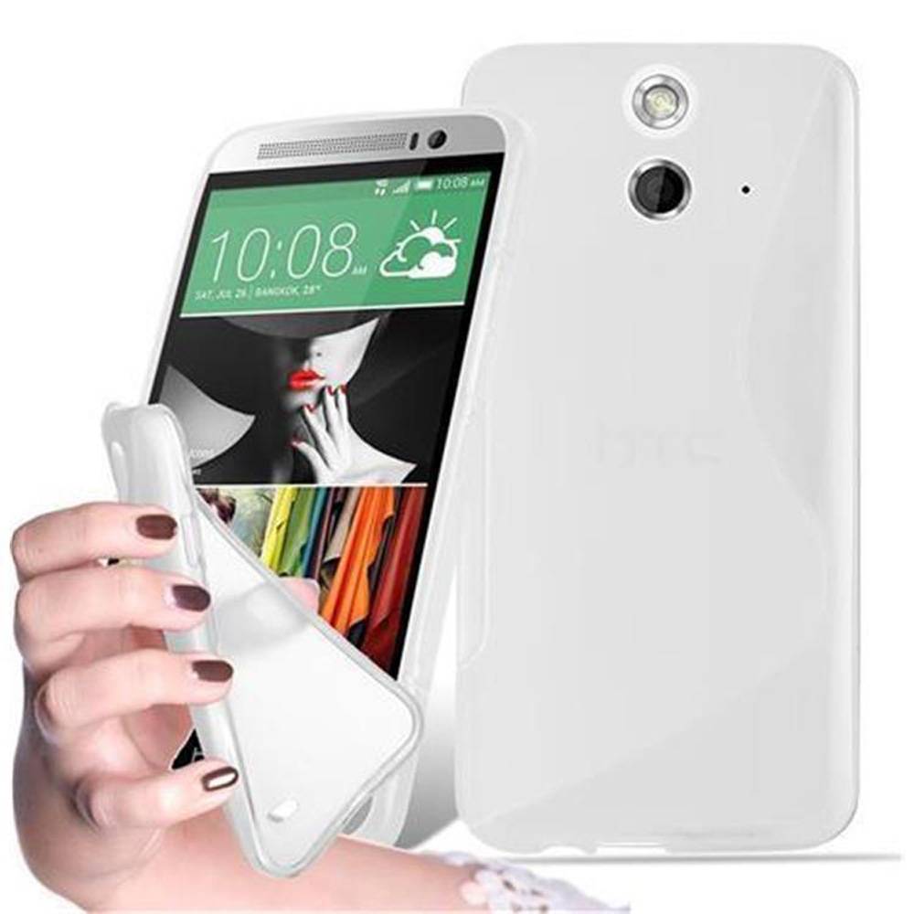 Cadorabo Schutzhülle für HTC ONE E9 Hülle in Transparent Handyhülle Case TPU Silikon Etui