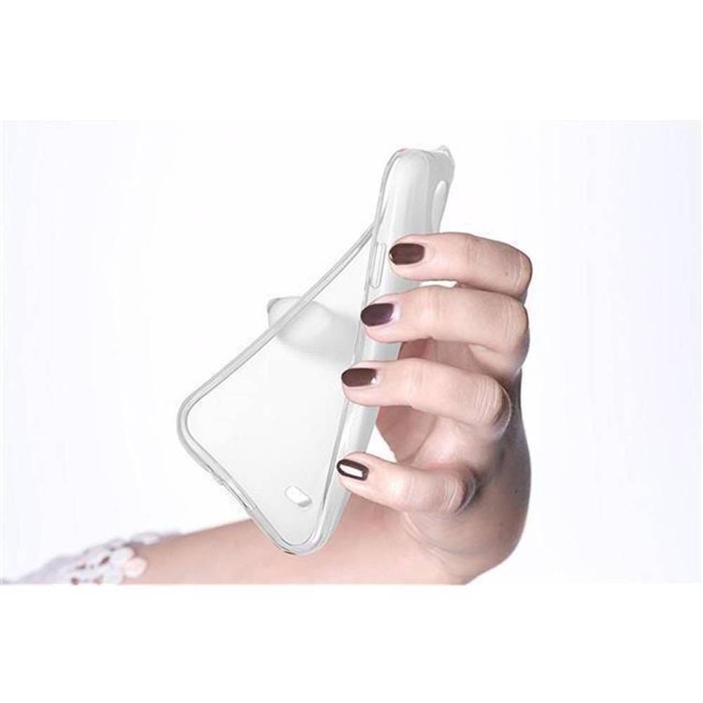 Cadorabo Schutzhülle für HTC ONE M9 PLUS / ONE ME Hülle in Transparent Handyhülle Case TPU Silikon Etui