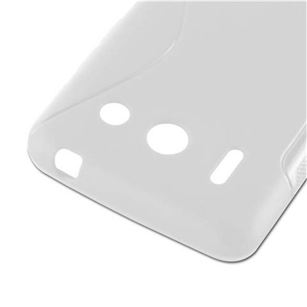 Cadorabo Schutzhülle für Huawei ASCEND G510 / G520 / G525 Hülle in Transparent Handyhülle Case TPU Silikon Etui