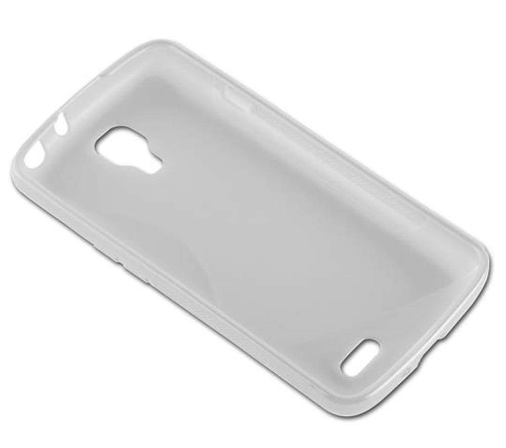 Cadorabo Schutzhülle für LG F70 Hülle in Transparent Handyhülle Case TPU Silikon Etui