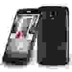 Cadorabo Schutzhülle für LG F70 Hülle in Schwarz Handyhülle Case TPU Silikon Etui