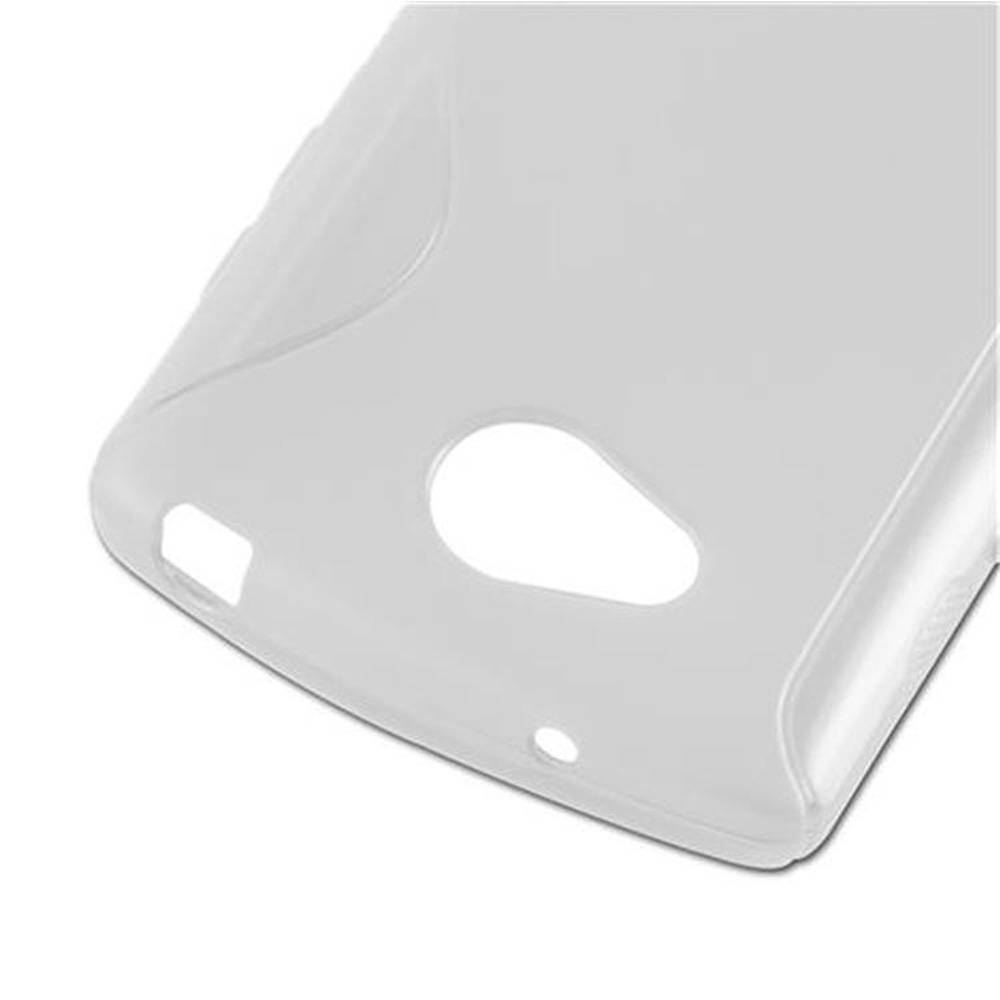 Cadorabo Schutzhülle für LG JOY Hülle in Transparent Handyhülle Case TPU Silikon Etui