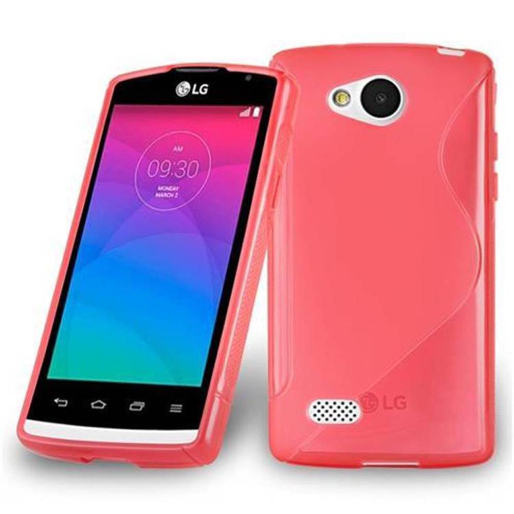Cadorabo Schutzhülle für LG JOY Hülle in Rot Handyhülle Case TPU Silikon Etui