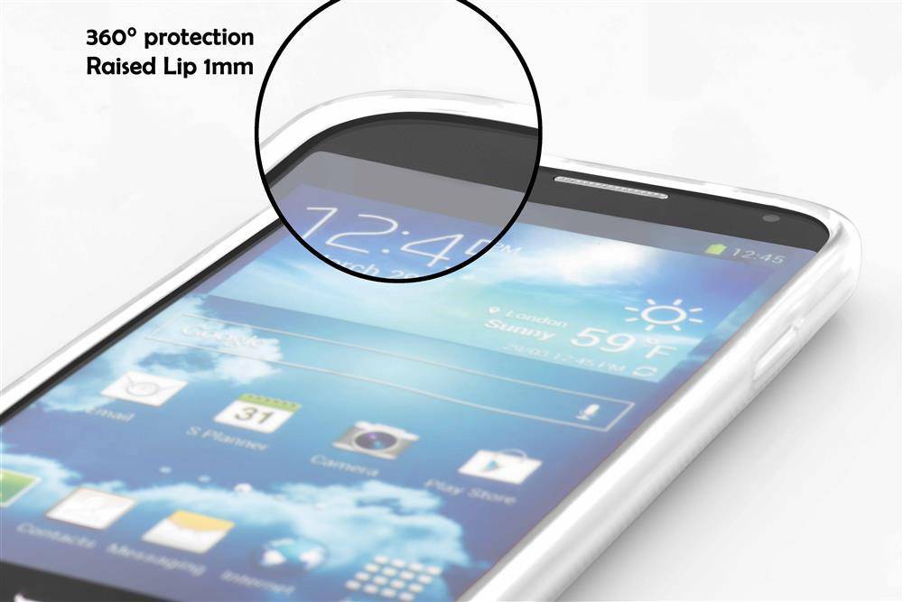 Cadorabo Schutzhülle für LG L50 Hülle in Transparent Handyhülle Case TPU Silikon Etui