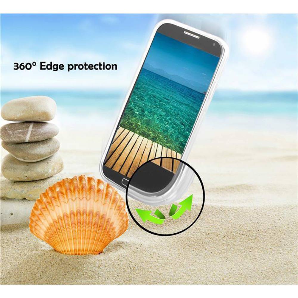 Cadorabo Schutzhülle für LG L50 Hülle in Transparent Handyhülle Case TPU Silikon Etui