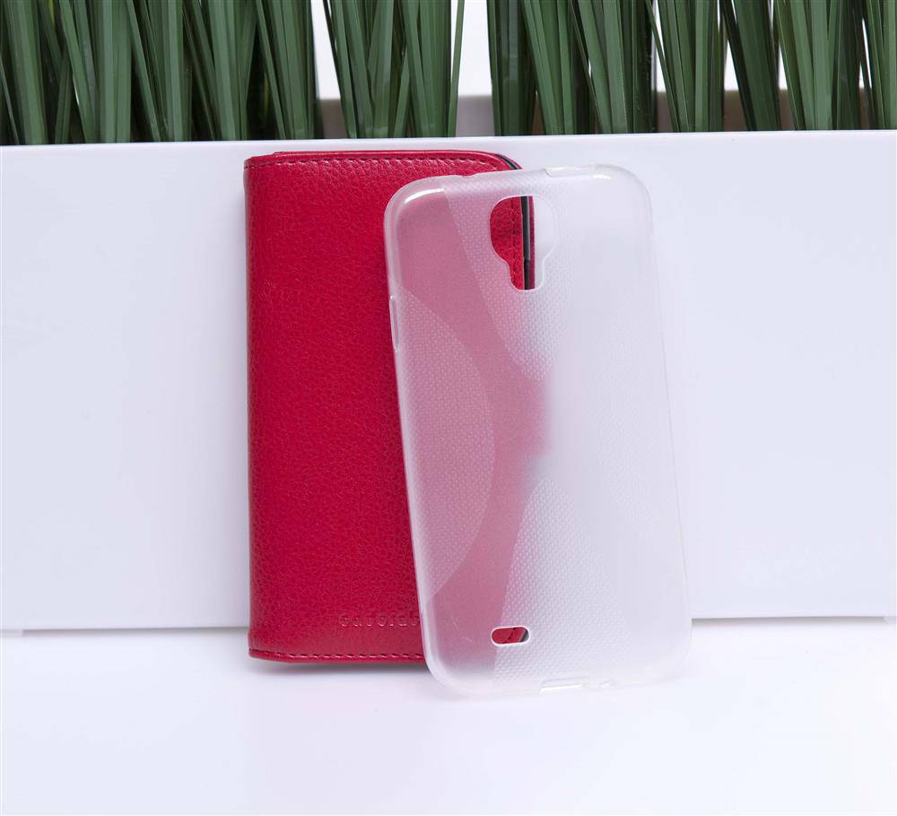 Cadorabo Schutzhülle für LG L50 Hülle in Transparent Handyhülle Case TPU Silikon Etui