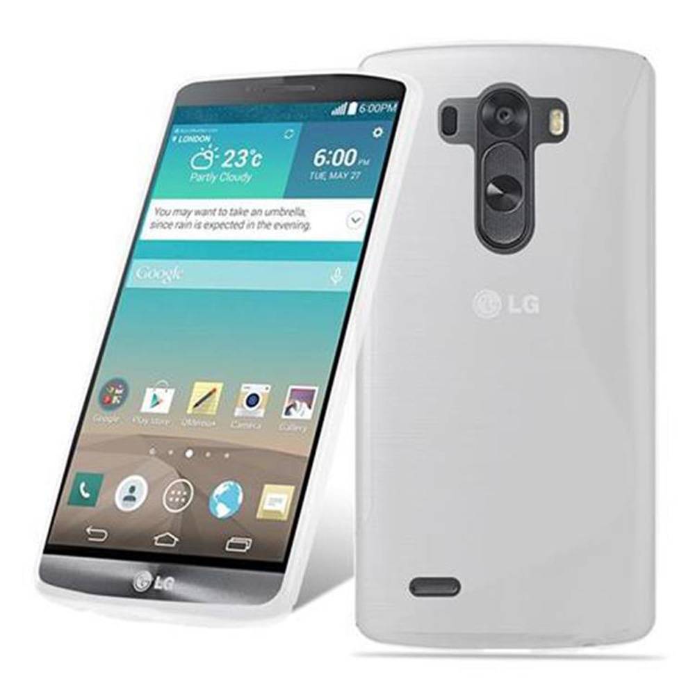 Cadorabo Schutzhülle für LG G3 STYLUS Hülle in Transparent Handyhülle Case TPU Silikon Etui