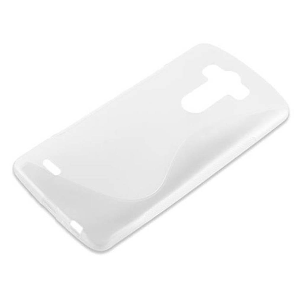 Cadorabo Schutzhülle für LG G3 STYLUS Hülle in Transparent Handyhülle Case TPU Silikon Etui