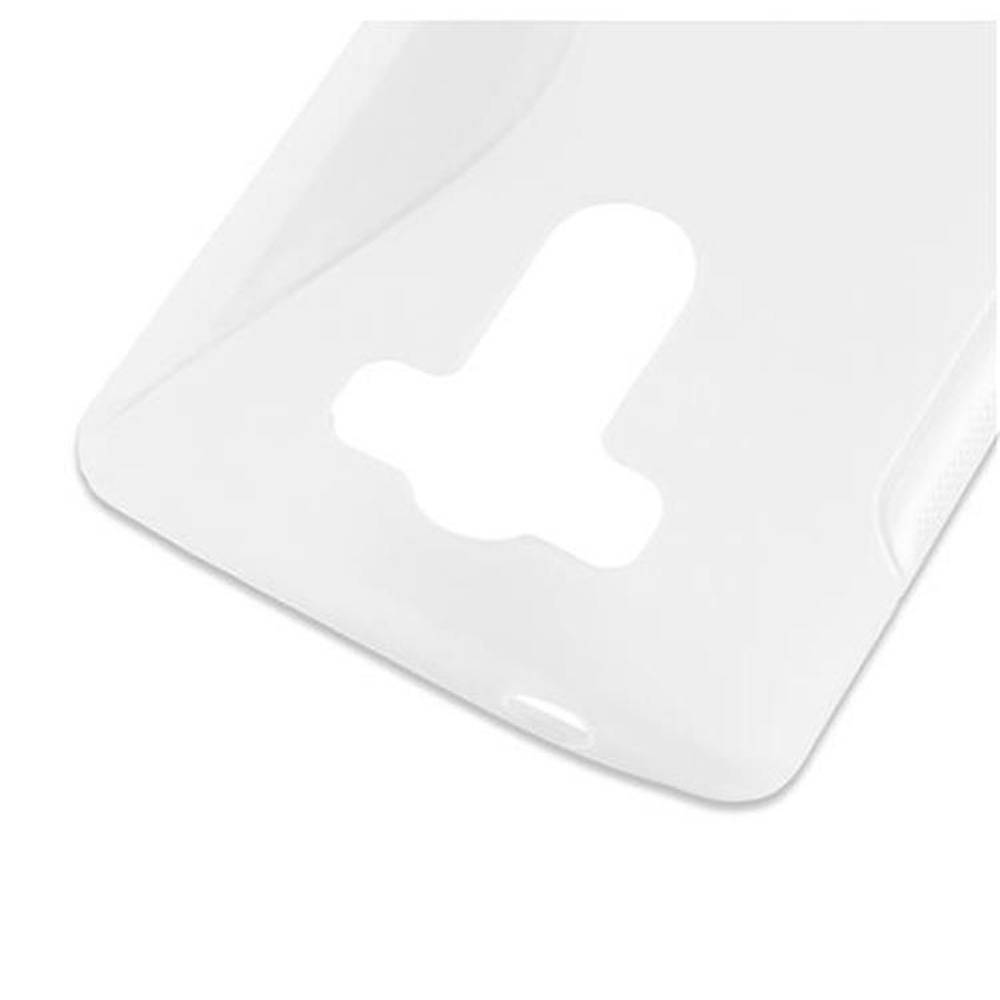 Cadorabo Schutzhülle für LG G3 STYLUS Hülle in Transparent Handyhülle Case TPU Silikon Etui