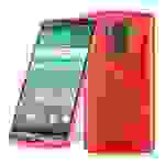 Cadorabo Schutzhülle für LG G3 STYLUS Hülle in Rot Handyhülle Case TPU Silikon Etui