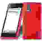 Cadorabo Schutzhülle für LG OPTIMUS GJ Hülle in Rot Handyhülle Case TPU Silikon Etui
