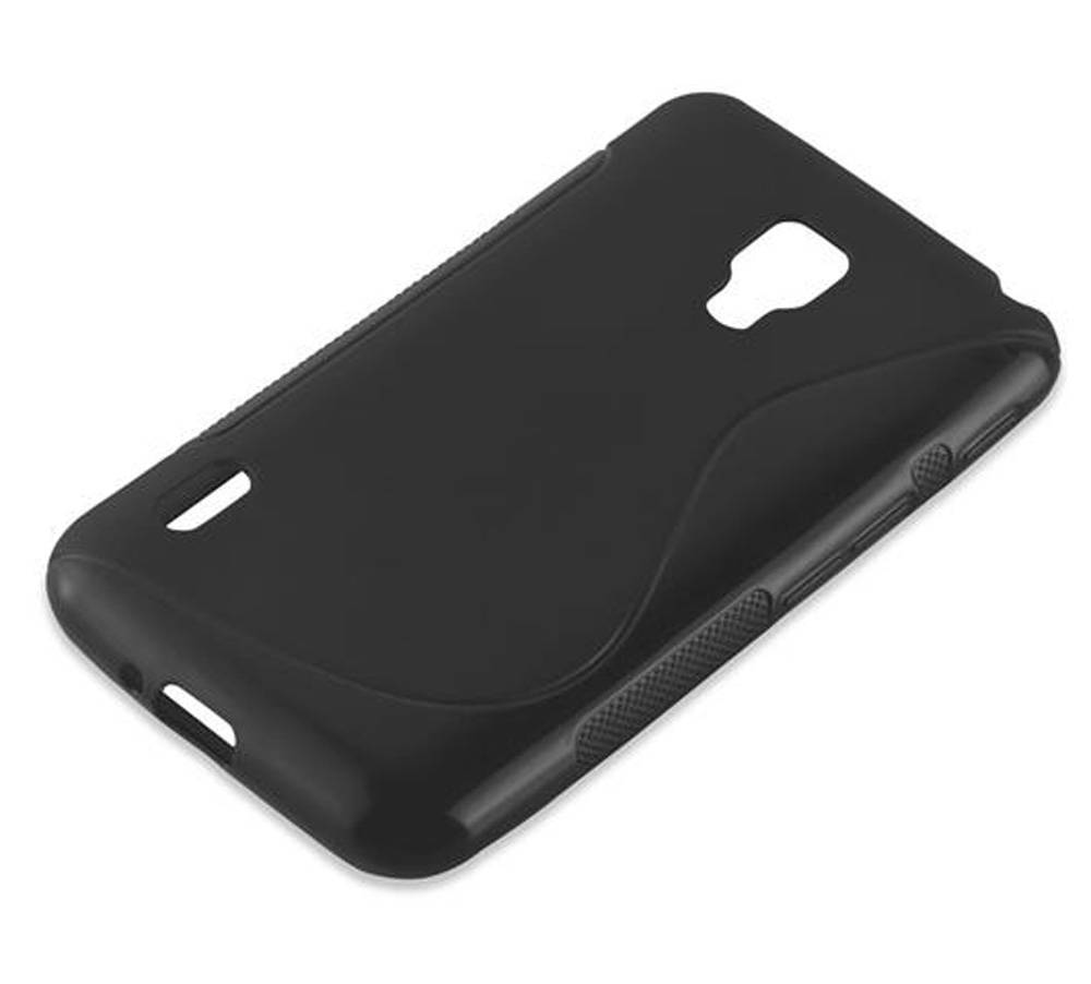 Cadorabo Schutzhülle für LG L5 II (2. SIM) Hülle in Schwarz Handyhülle Case TPU Silikon Etui