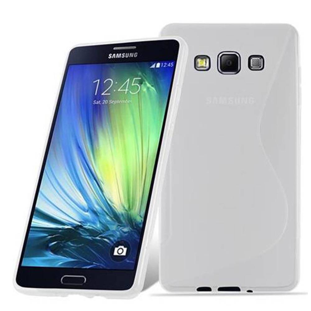 Cadorabo Schutzhülle für Samsung Galaxy A7 2015 Hülle in Transparent Handyhülle Case TPU Silikon Etui