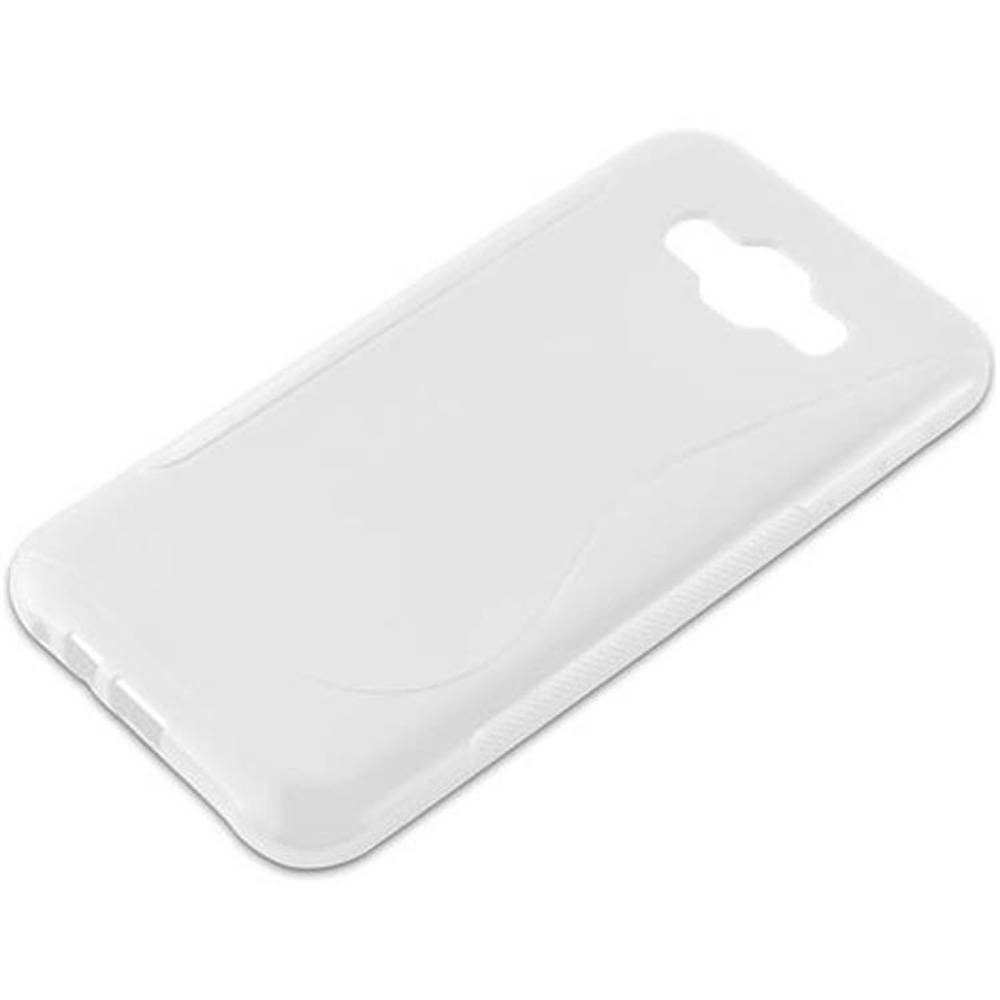 Cadorabo Schutzhülle für Samsung Galaxy E7 Hülle in Transparent Handyhülle Case TPU Silikon Etui