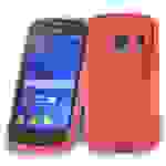 Cadorabo Schutzhülle für Samsung Galaxy ACE STYLE Hülle in Rot Handyhülle Case TPU Silikon Etui
