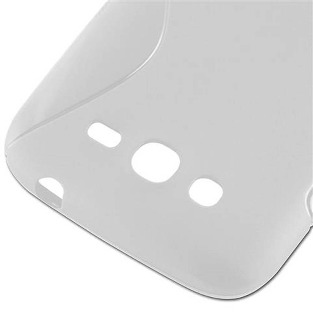 Cadorabo Schutzhülle für Samsung Galaxy GRAND 3 Hülle in Transparent Handyhülle Case TPU Silikon Etui