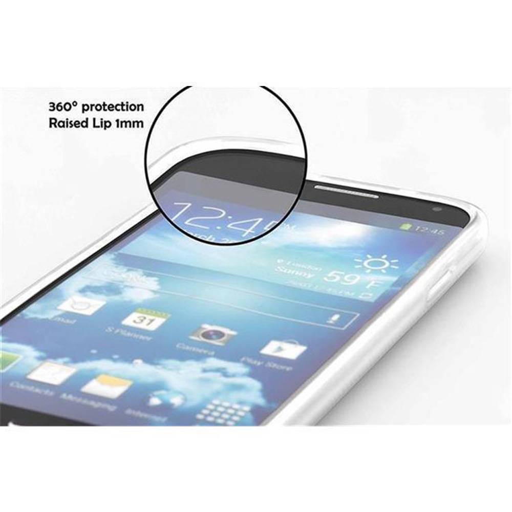 Cadorabo Schutzhülle für Samsung Galaxy GRAND 3 Hülle in Transparent Handyhülle Case TPU Silikon Etui