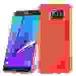 Cadorabo Schutzhülle für Samsung Galaxy NOTE 5 Hülle in Rot Handyhülle Case TPU Silikon Etui