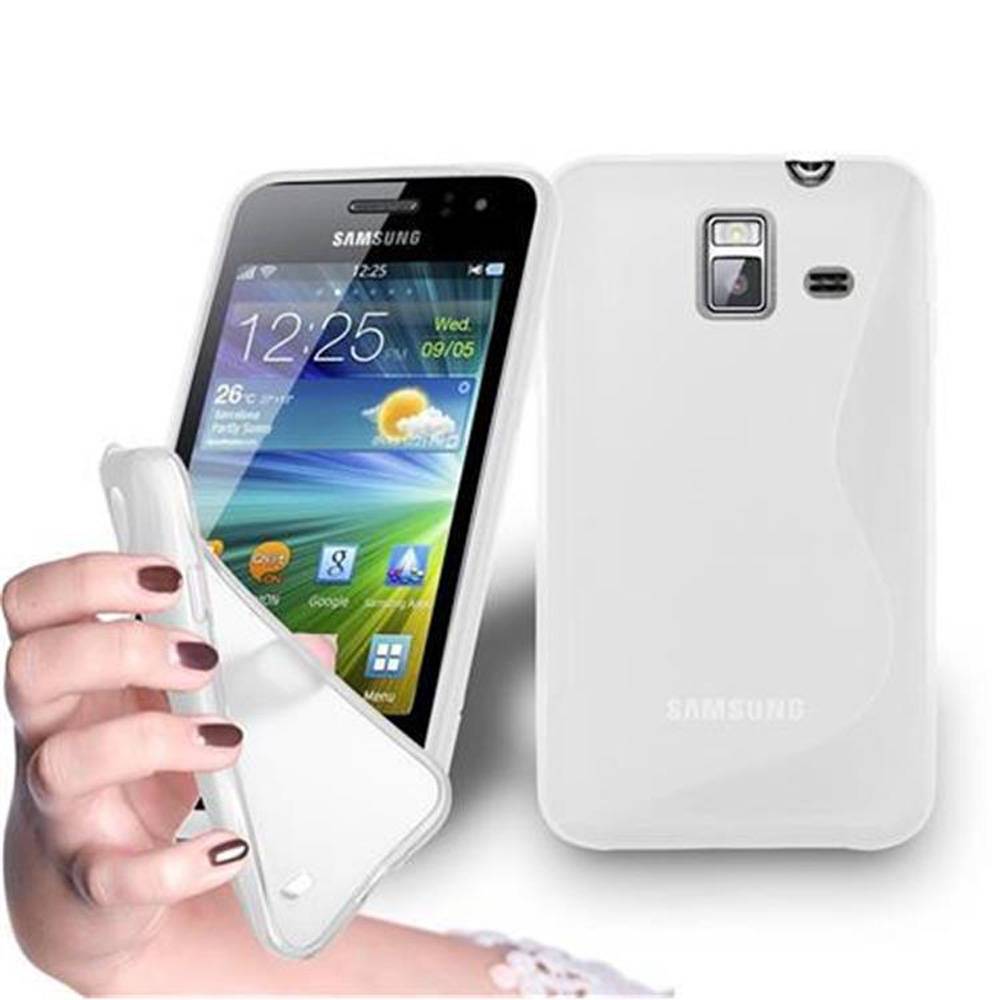 Cadorabo Schutzhülle für Samsung Galaxy WAVE Y Hülle in Transparent Handyhülle Case TPU Silikon Etui
