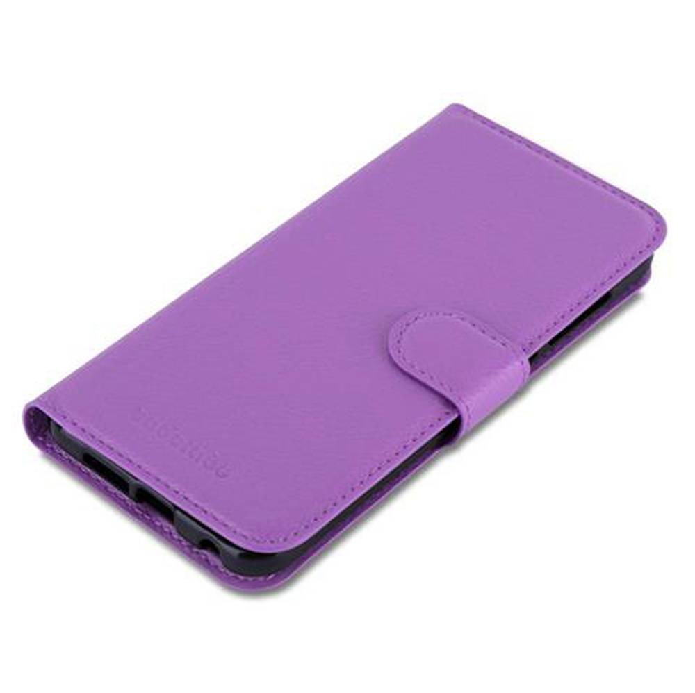 Cadorabo Hülle für HTC ONE A9 Schutz Hülle in Lila Handyhülle Etui Case Cover Magnetverschluss