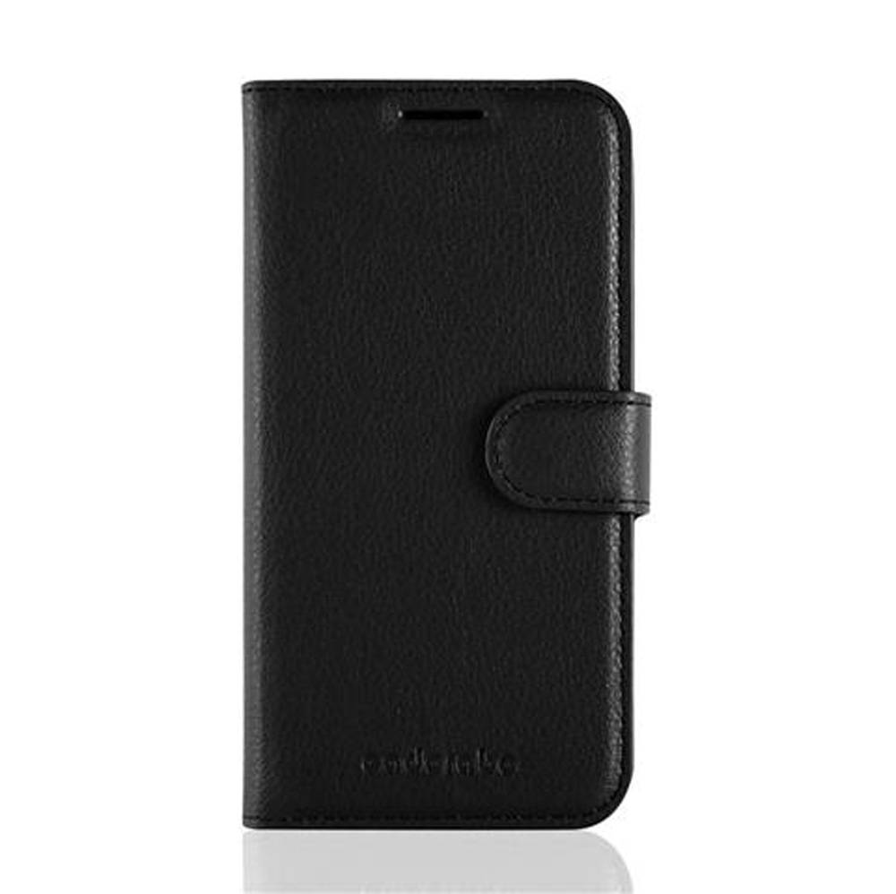 Cadorabo Hülle für Samsung Galaxy S7 Schutz Hülle in Schwarz Handyhülle Etui Case Cover Magnetverschluss