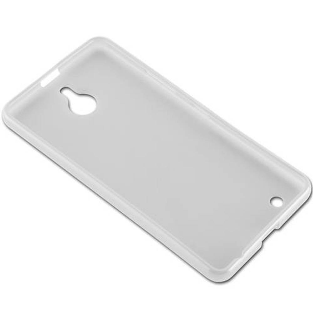Cadorabo Handyhülle für Nokia Lumia 850 in Transparent Hülle Schutzhülle TPU Silikon Backcover Case