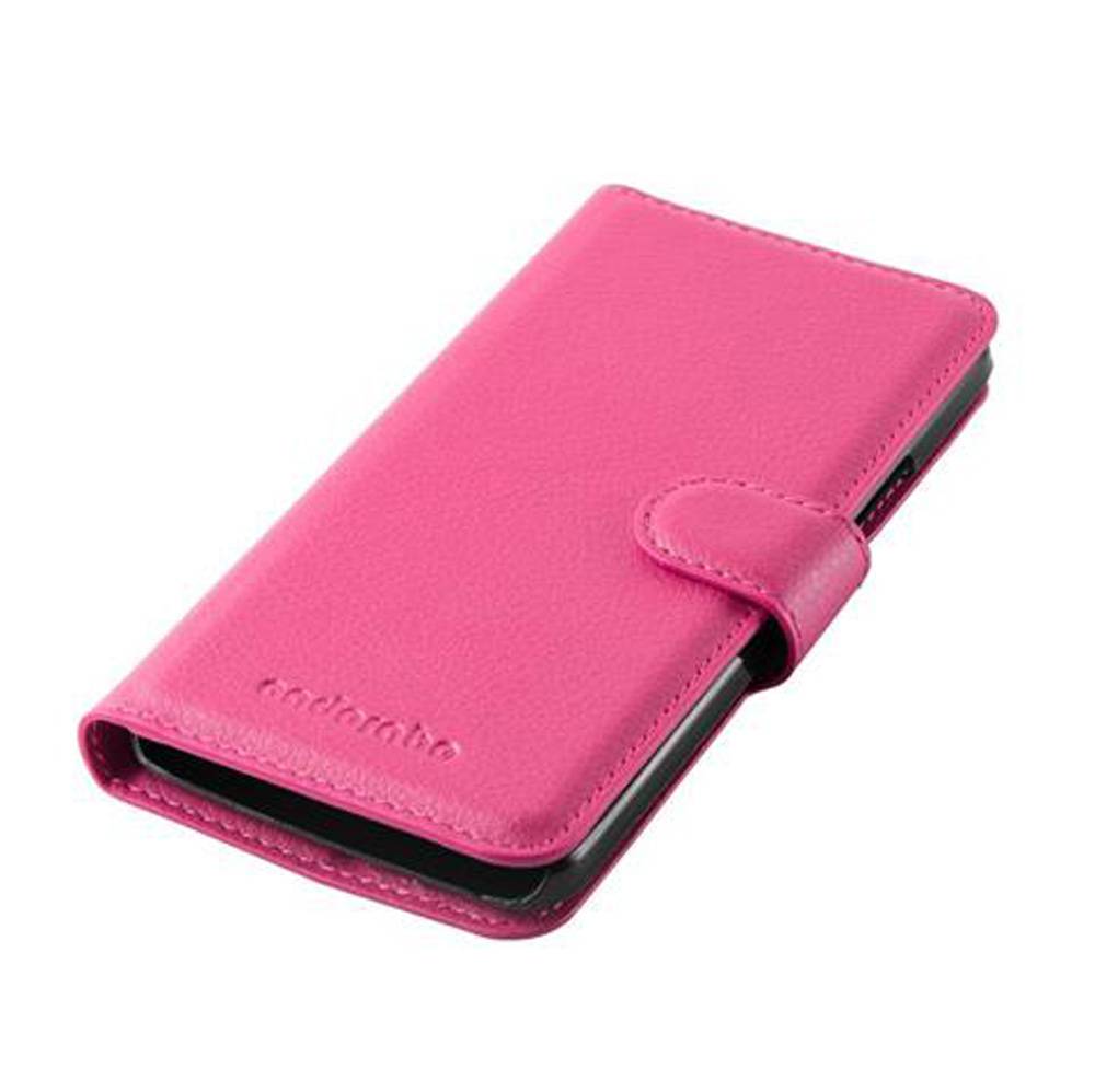 Cadorabo Hülle für HTC ONE X / X+ Schutz Hülle in Pink Handyhülle Etui Case Cover Magnetverschluss