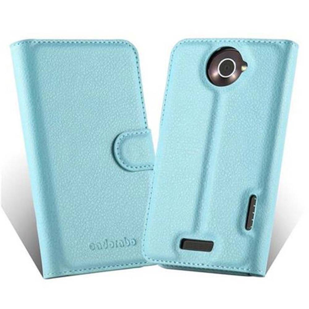 Cadorabo Hülle für HTC ONE X / X+ Schutz Hülle in Blau Handyhülle Etui Case Cover Magnetverschluss