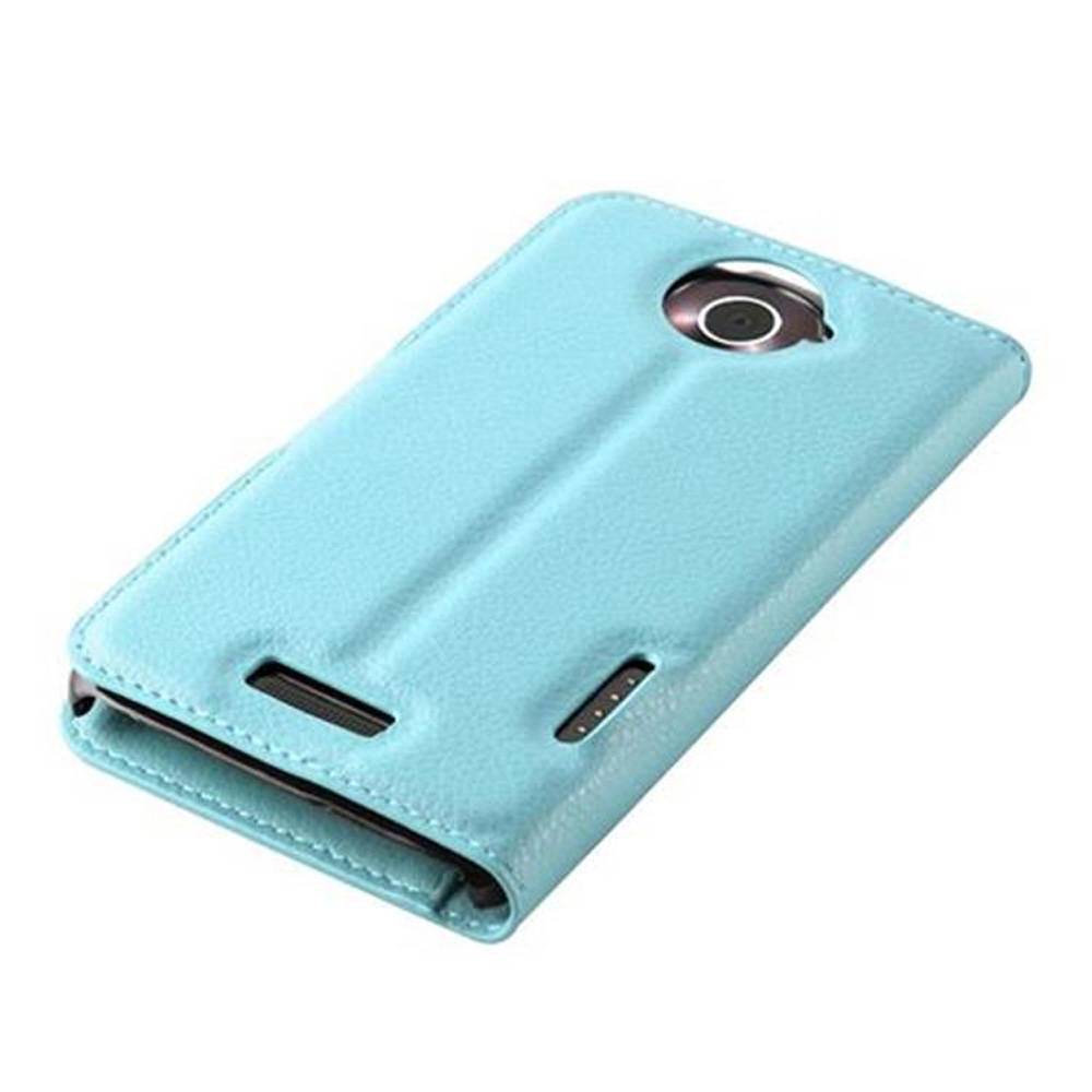 Cadorabo Hülle für HTC ONE X / X+ Schutz Hülle in Blau Handyhülle Etui Case Cover Magnetverschluss