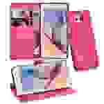 Cadorabo Hülle für Samsung Galaxy S6 Schutz Hülle in Pink Handyhülle Etui Case Cover Magnetverschluss