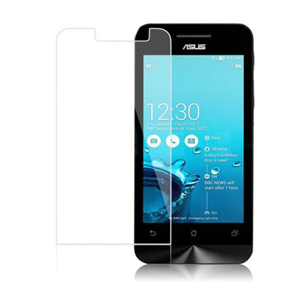 Cadorabo Panzer Folie für Asus ZenFone 4 2014 Schutzfolie in Transparent Gehärtetes Tempered Display-Schutzglas