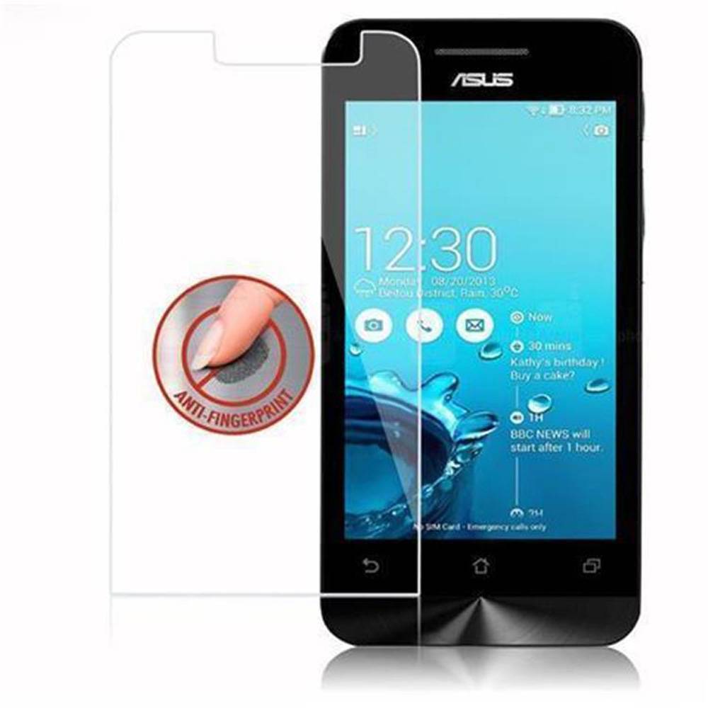 Cadorabo Panzer Folie für Asus ZenFone 4 2014 Schutzfolie in Transparent Gehärtetes Tempered Display-Schutzglas
