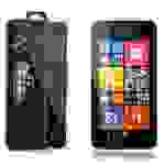 Cadorabo Panzer Folie für Nokia Lumia 535 Schutzfolie in Transparent Gehärtetes Tempered Display-Schutzglas