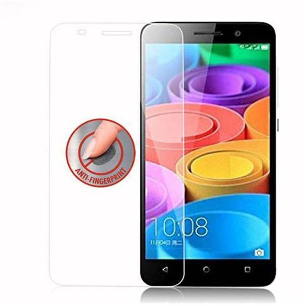 Cadorabo Panzer Folie für Honor 4X Schutzfolie in Transparent Gehärtetes Tempered Display-Schutzglas