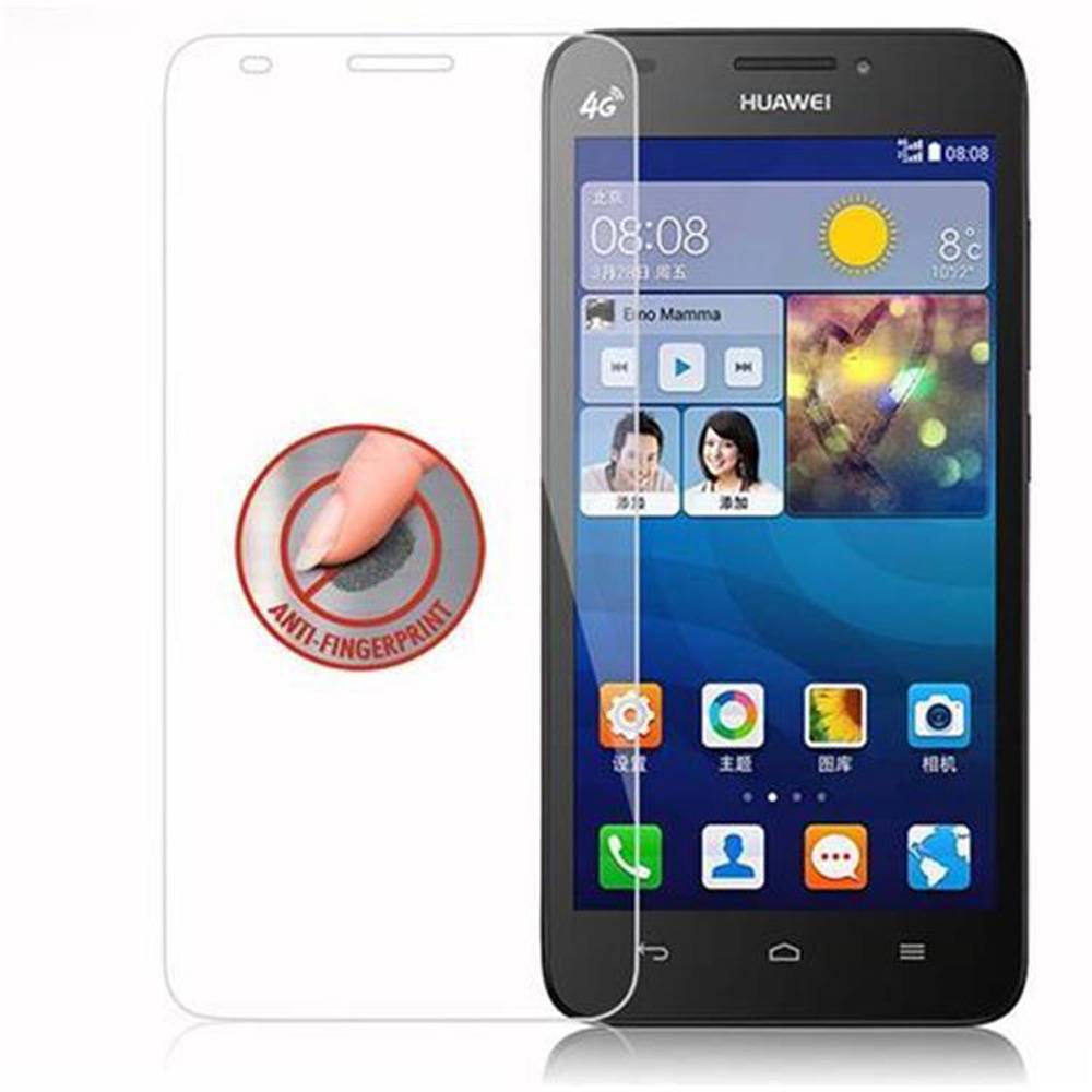 Cadorabo Panzer Folie für Huawei Ascend G620 Schutzfolie in Transparent Gehärtetes Tempered Display-Schutzglas
