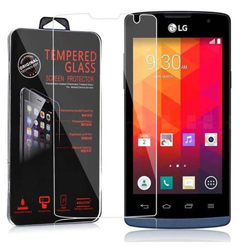 Cadorabo Panzer Folie für LG JOY Schutzfolie in Transparent Gehärtetes Tempered Display-Schutzglas