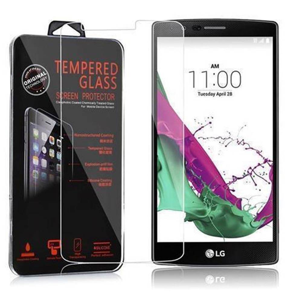 Cadorabo Panzer Folie für LG G4 Schutzfolie in Transparent Gehärtetes Tempered Display-Schutzglas