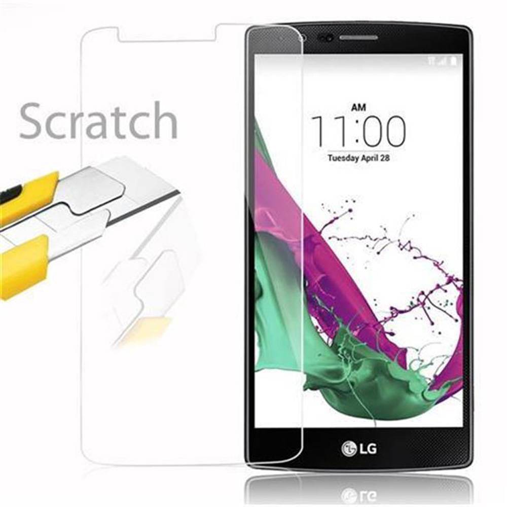 Cadorabo Panzer Folie für LG G4 Schutzfolie in Transparent Gehärtetes Tempered Display-Schutzglas