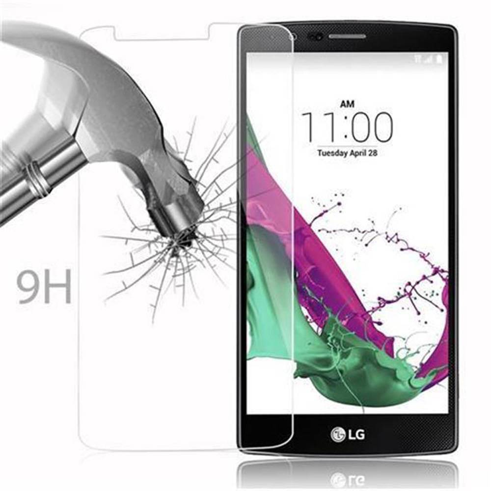 Cadorabo Panzer Folie für LG G4 Schutzfolie in Transparent Gehärtetes Tempered Display-Schutzglas