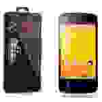 Cadorabo Panzer Folie für LG Google Nexus 4 Schutzfolie in Transparent Gehärtetes Tempered Display-Schutzglas