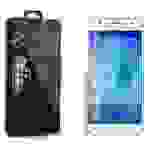 Cadorabo Panzer Folie für Samsung Galaxy J7 Schutzfolie in Transparent Gehärtetes Tempered Display-Schutzglas