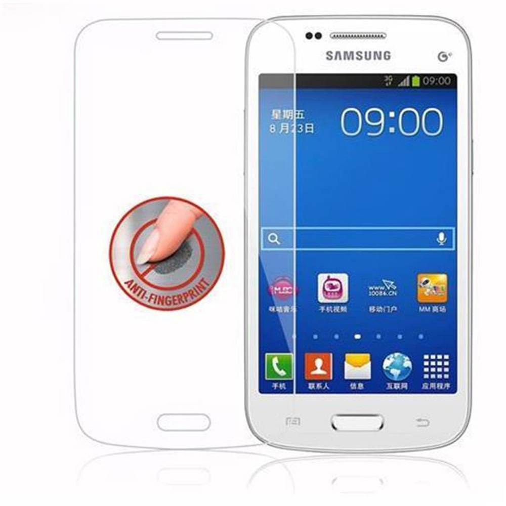 Cadorabo Panzer Folie für Samsung Galaxy TREND 3 Schutzfolie in Transparent Gehärtetes Tempered Display-Schutzglas