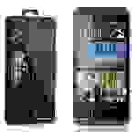 Cadorabo Panzer Folie für HTC Desire 620 Schutzfolie in Transparent Gehärtetes Tempered Display-Schutzglas
