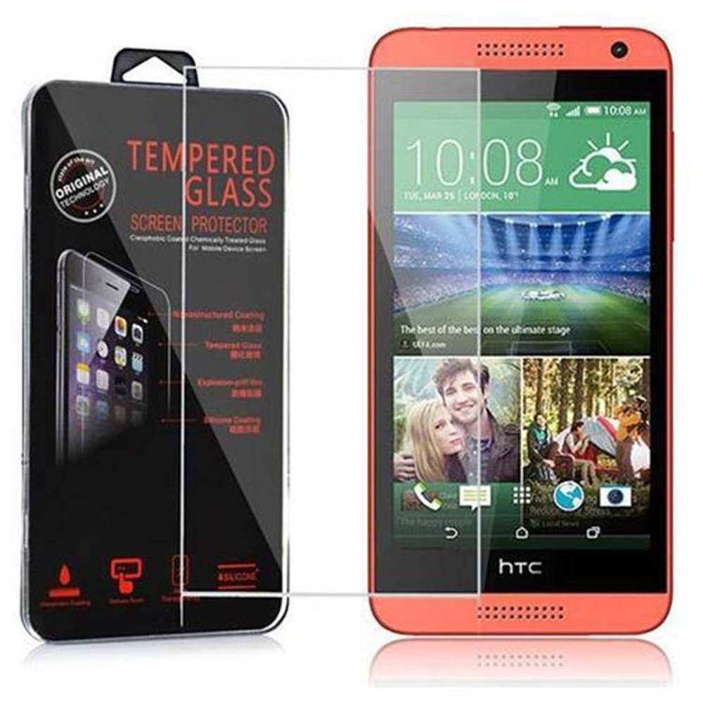 Cadorabo Panzer Folie für HTC Desire 610 Schutzfolie in Transparent Gehärtetes Tempered Display-Schutzglas