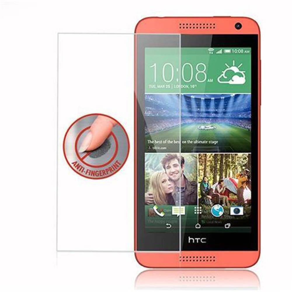 Cadorabo Panzer Folie für HTC Desire 610 Schutzfolie in Transparent Gehärtetes Tempered Display-Schutzglas