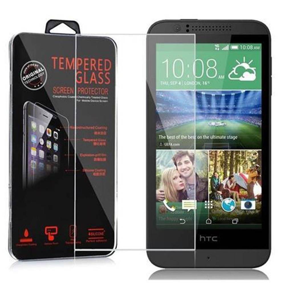 Cadorabo Panzer Folie für HTC Desire 510 Schutzfolie in Transparent Gehärtetes Tempered Display-Schutzglas